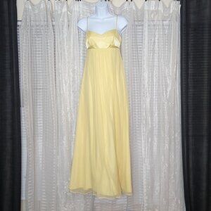BCBGMaxAzria 100% Silk Evening Dress Formal Gown Bridesmaids Prom Dress Sz2P